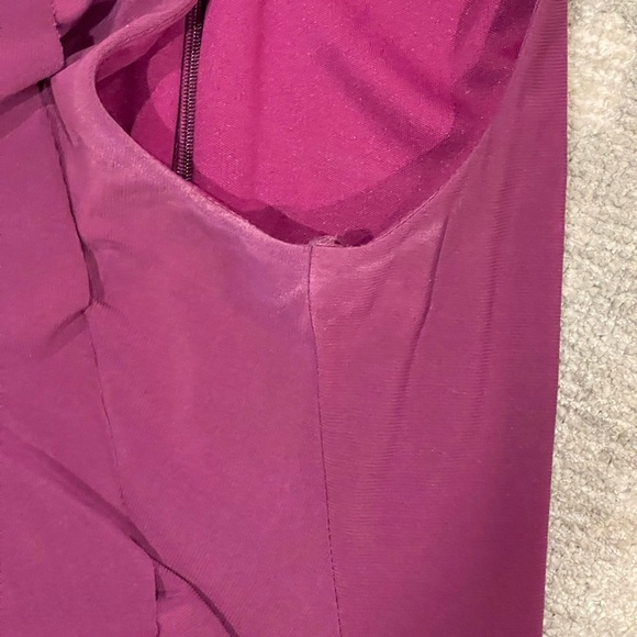 Badgely Mischka ruched evening gown formal Dress size 2 - Picture 6 of 10